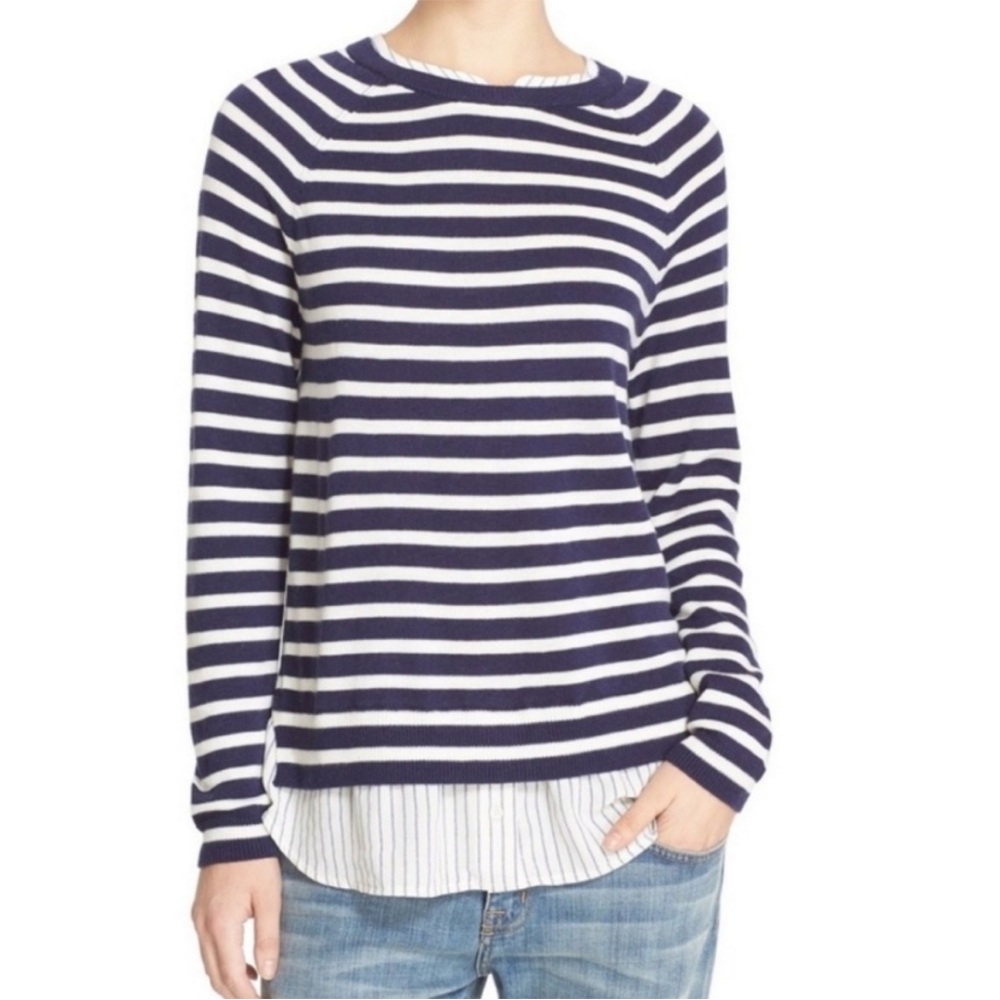 Joie Zaan wool striped sweater